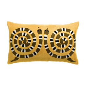 Coussin Coton Brodé YOKA  