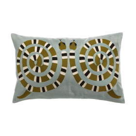 Coussin Coton Brodé YOKA  