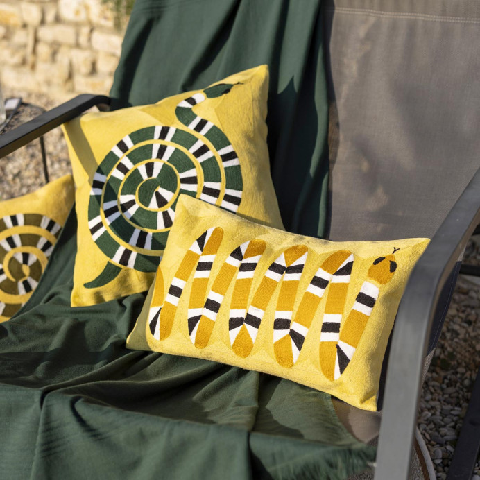 Coussin Coton Brodé YOKA