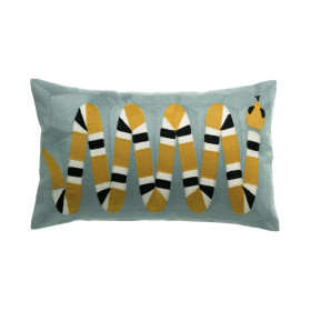 Coussin Coton Brodé YOKA  