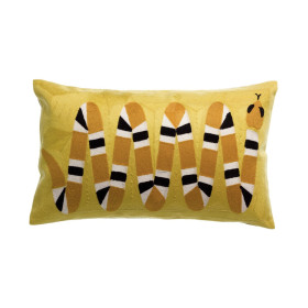 Coussin Coton Brodé YOKA  