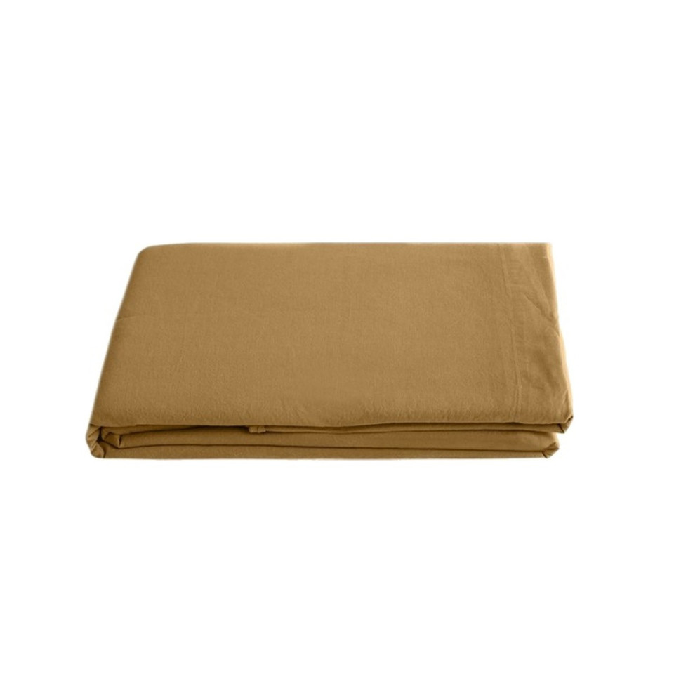 Drap Plat PALACE en Coton Lavé  