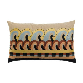 Coussin Coton Brodé ADRIA  