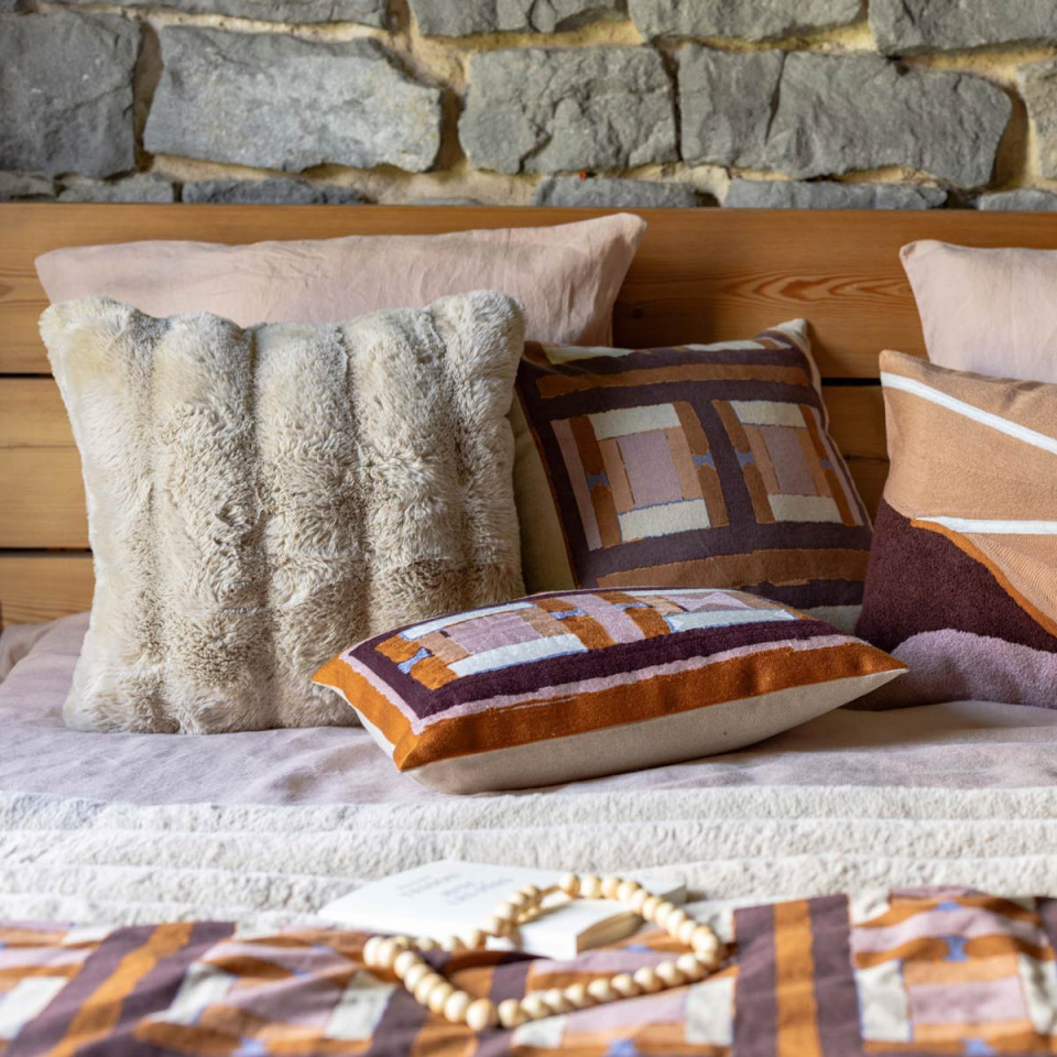 Coussin Fausse Fourrure ASTRID  