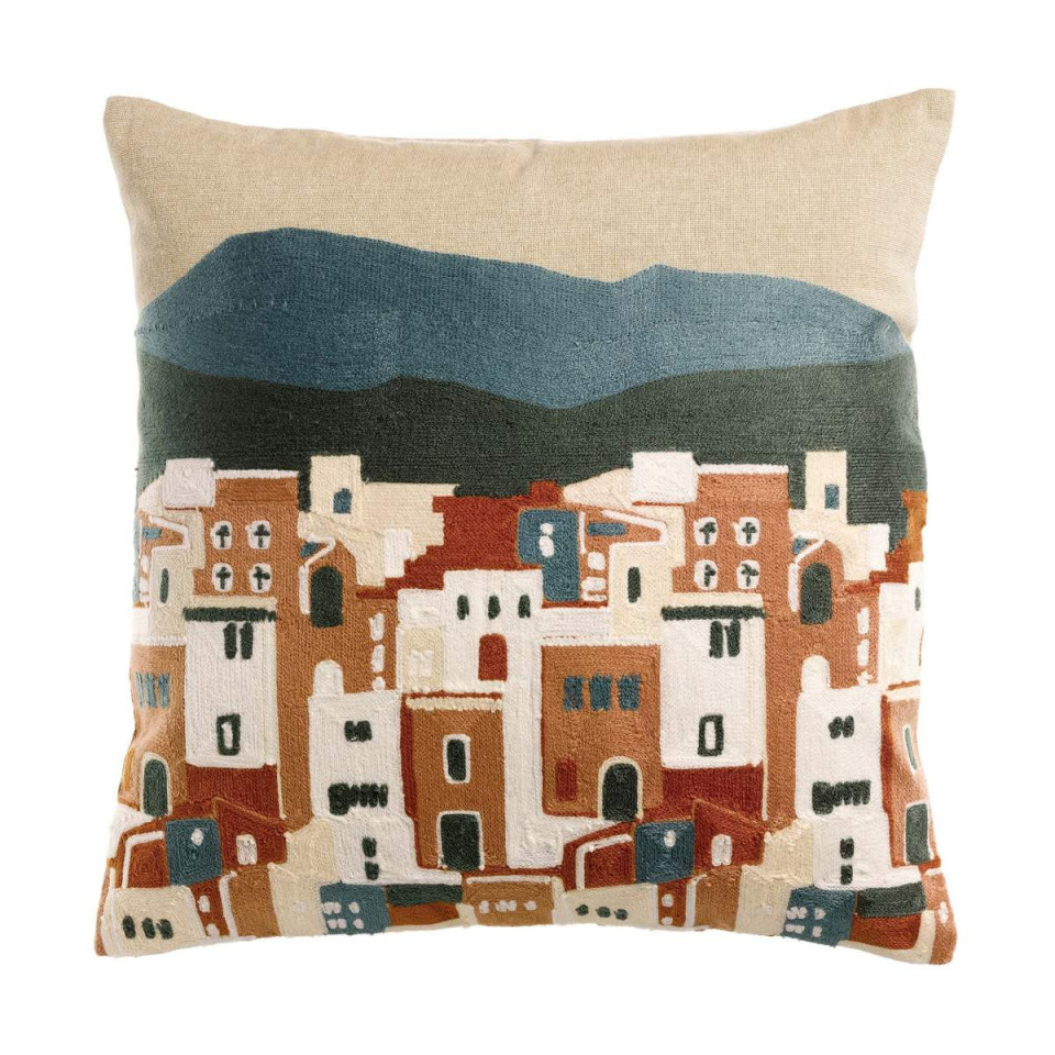 Coussin Coton Brodé ELIE  