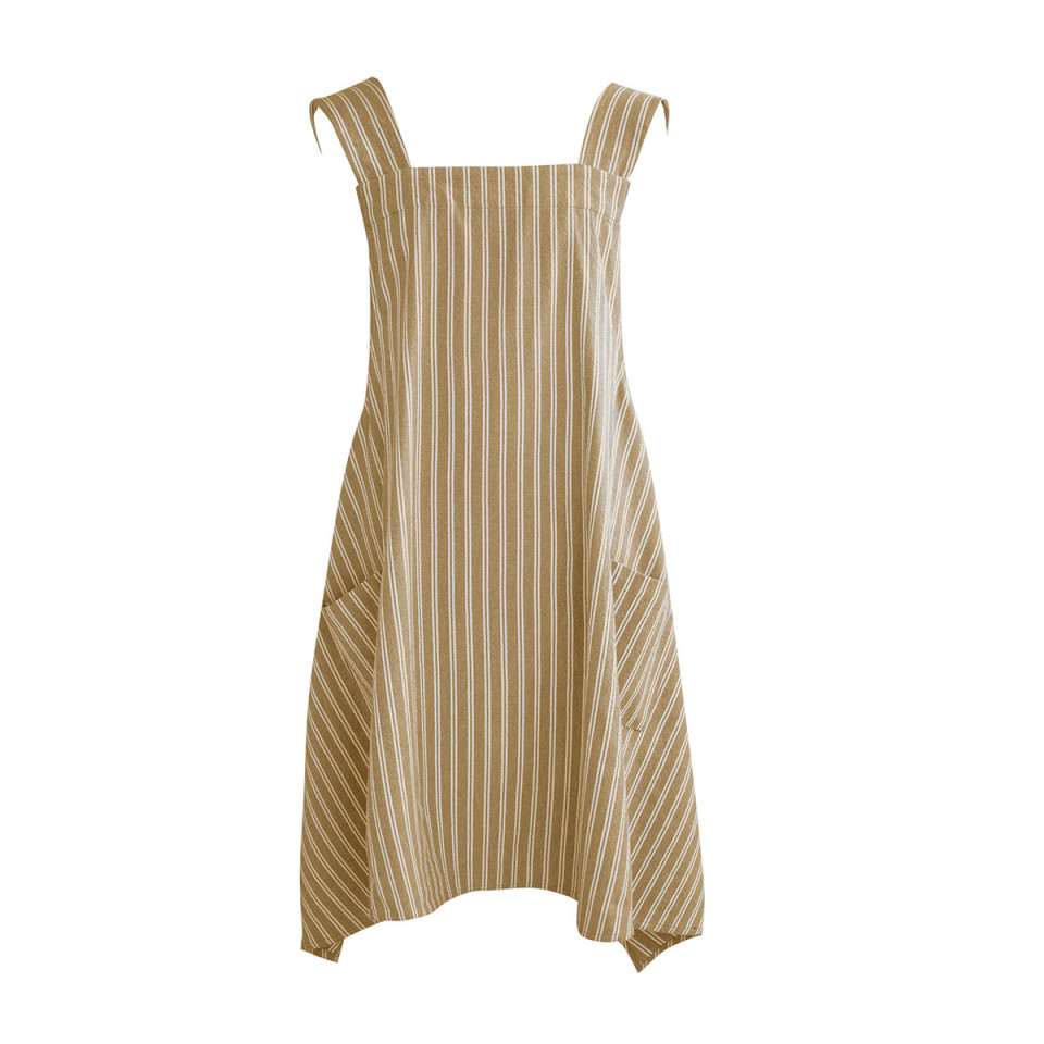 Tablier Japonais en Coton Lavé LILI Couleur:Beige Vent du Sud