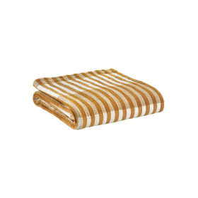 Couvre-lit / Plaid Coton Chambray Rayé CALISTA  