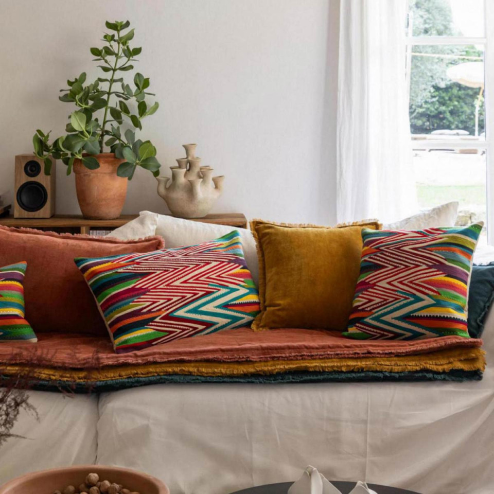 Coussin Brodé ZUMA  