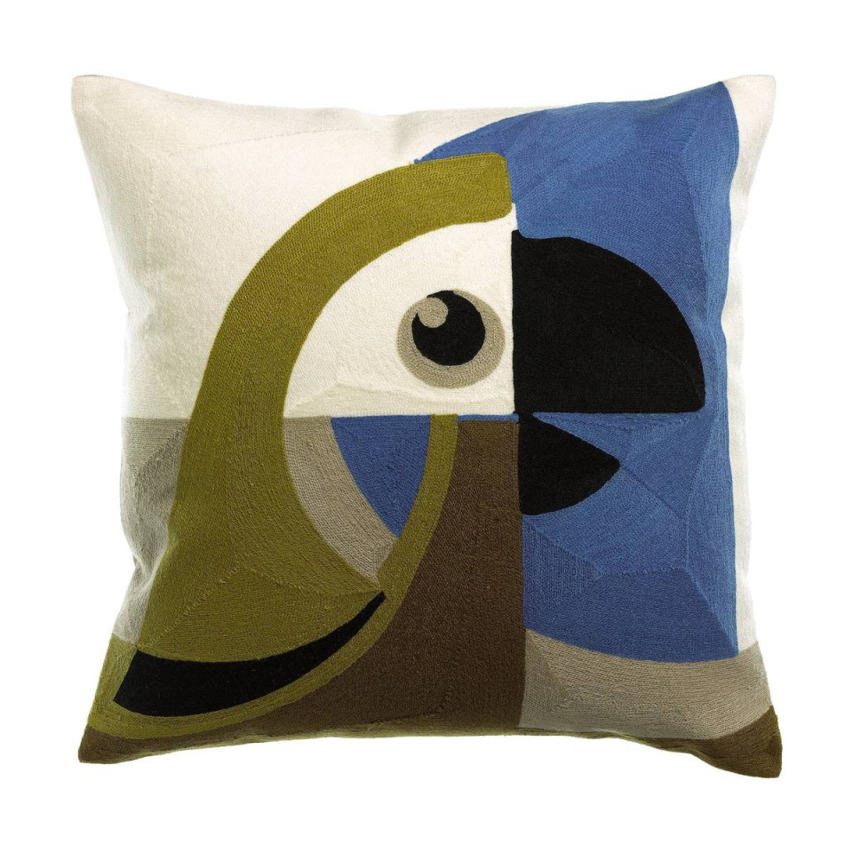 Coussin Coton Brodé LORO  