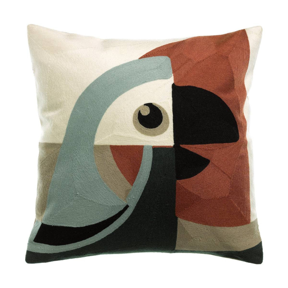 Coussin Coton Brodé LORO  