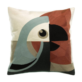 Coussin Coton Brodé LORO  