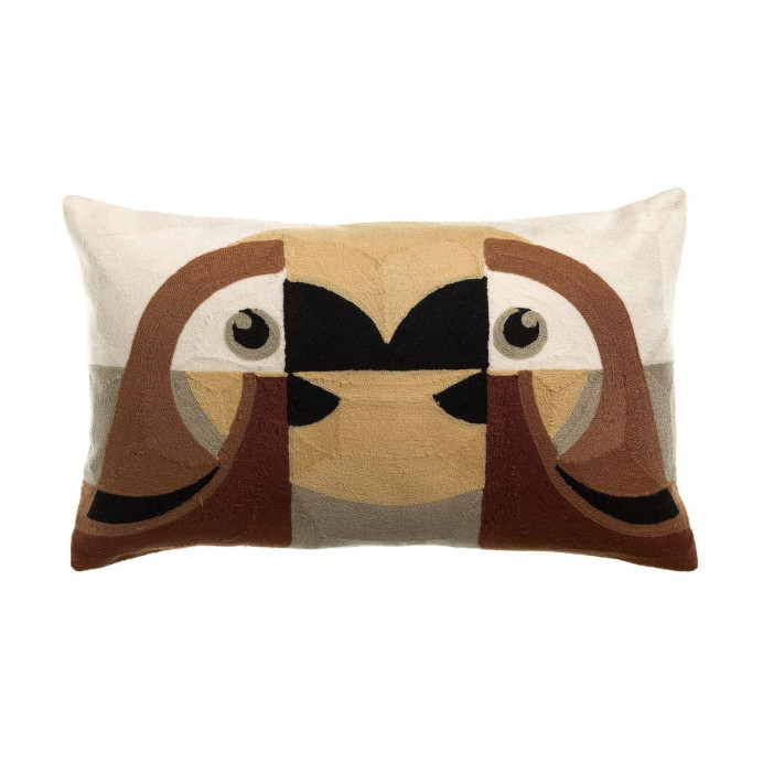 Coussin Coton Brodé LORO
