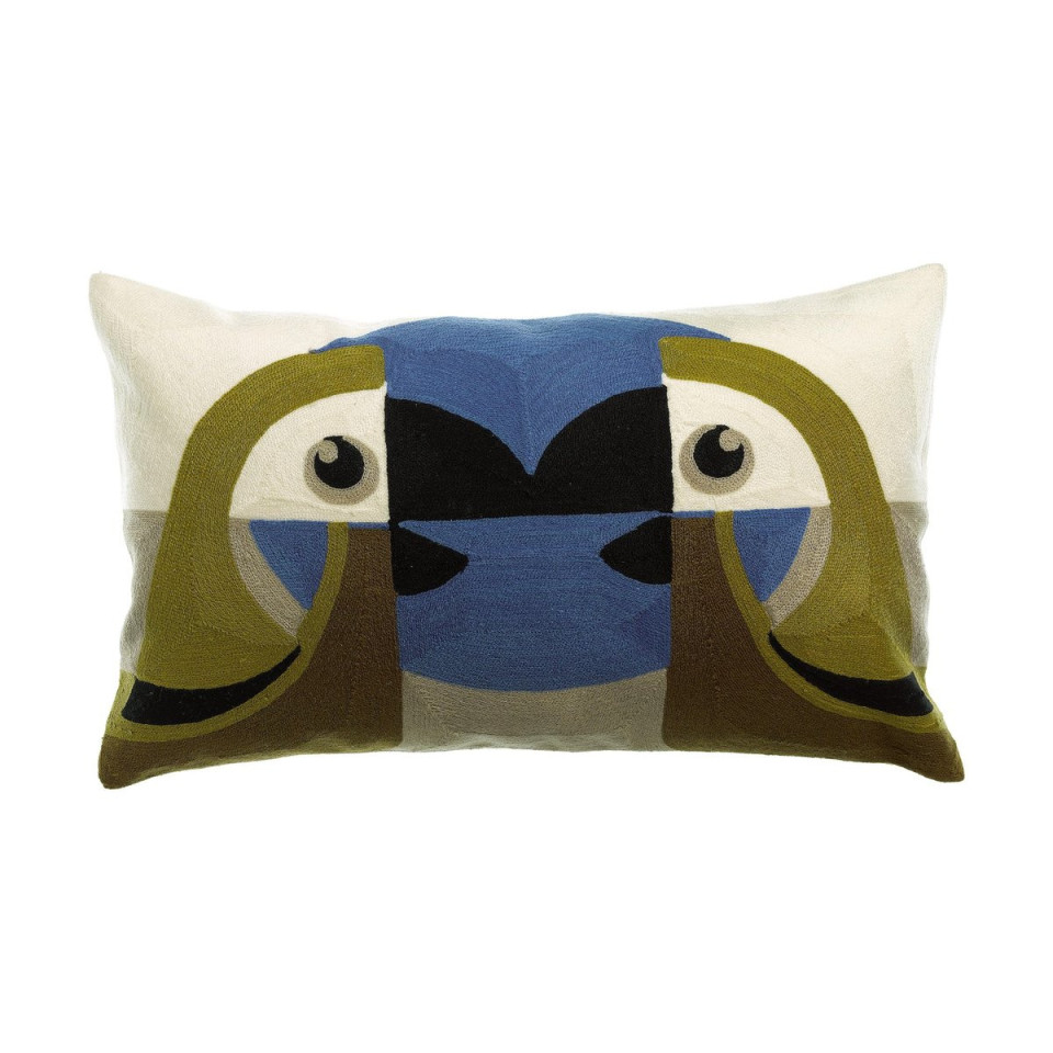 Coussin Coton Brodé LORO  