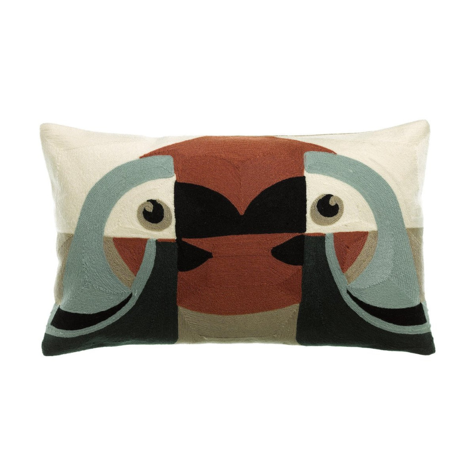 Coussin Coton Brodé LORO  