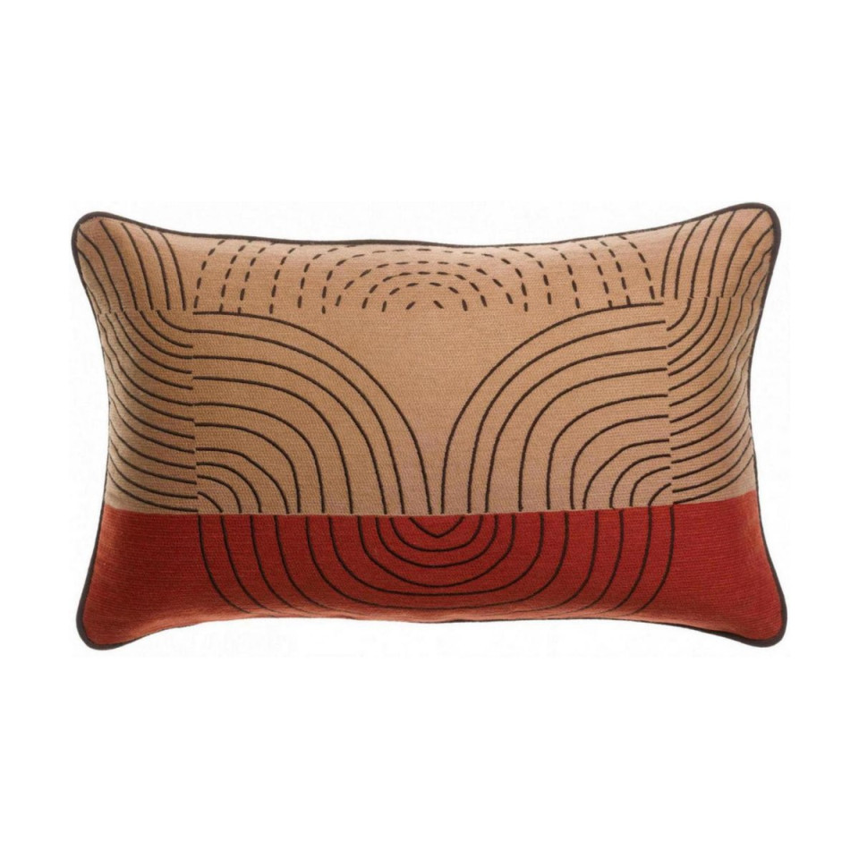 Coussin Coton Brodé ETNA  