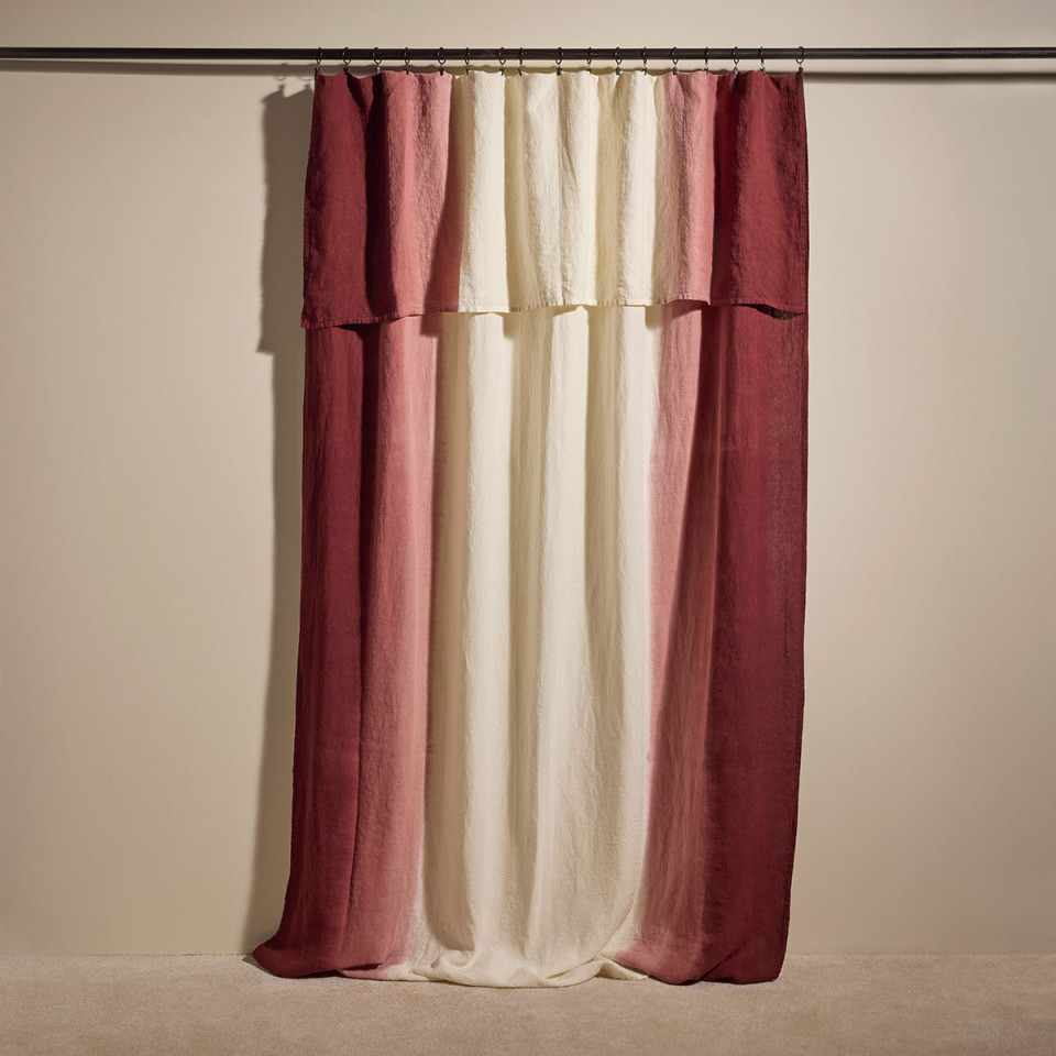 Nappe ou Rideau en Lin Dip Dye  