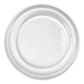 PORCELINO WHITE - Assiette Plate en Porcelaine - Diam 27cm
