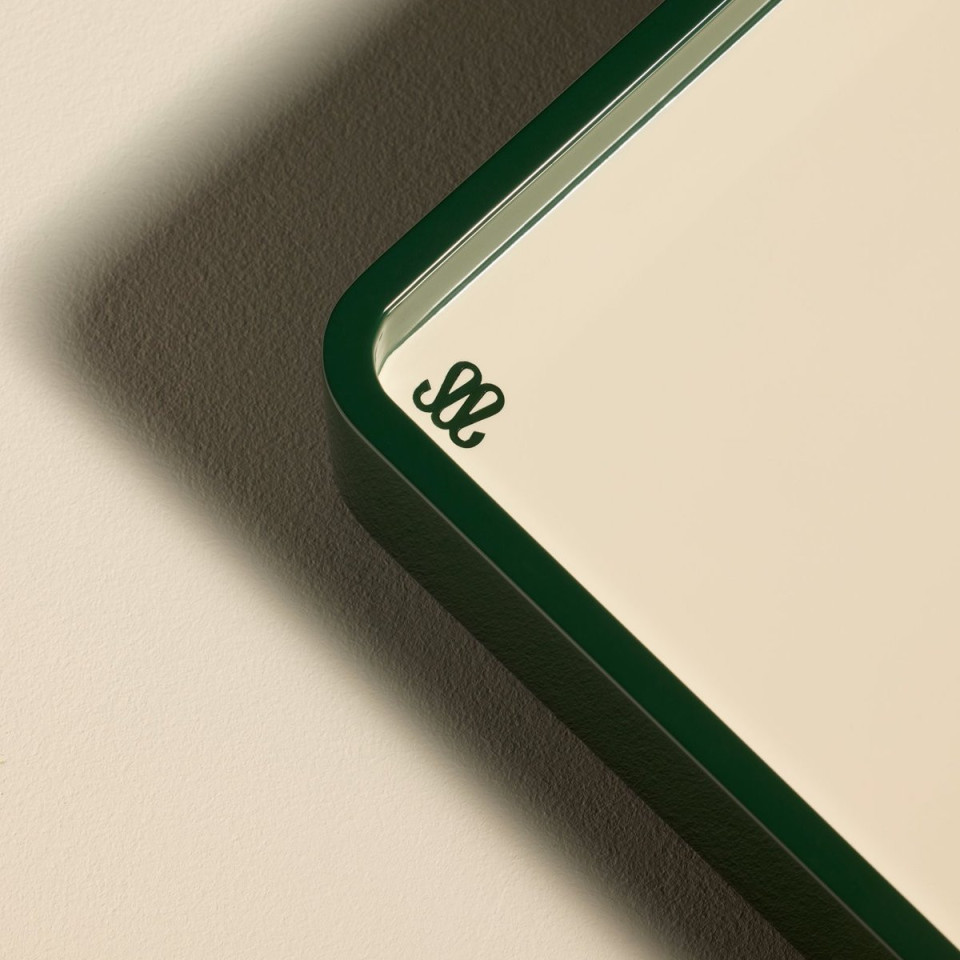 Plateau Vice-Versa Couleur:Foret/Ecru Maison Sarah Lavoine