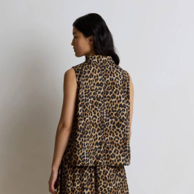 Chemise Sans Manche Léopard MIMI