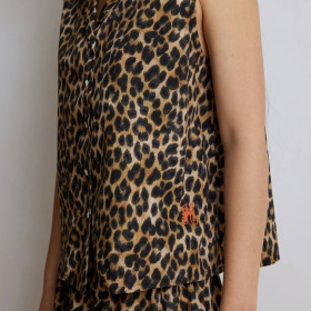 Chemise Sans Manche Léopard MIMI