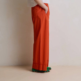 Pantalon Large Uni Taille élastique JIMMY