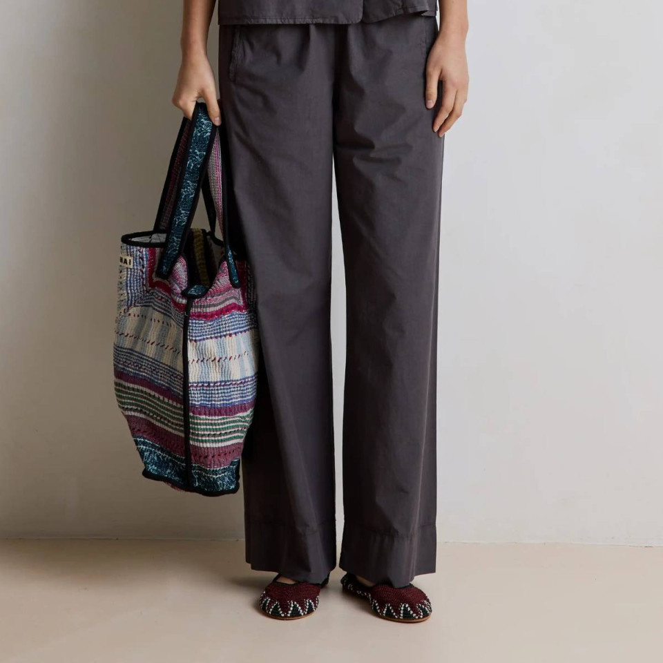 Pantalon Large Uni Taille élastique JIMMY