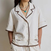 Chemise Manche Courte Brodée CAPRI