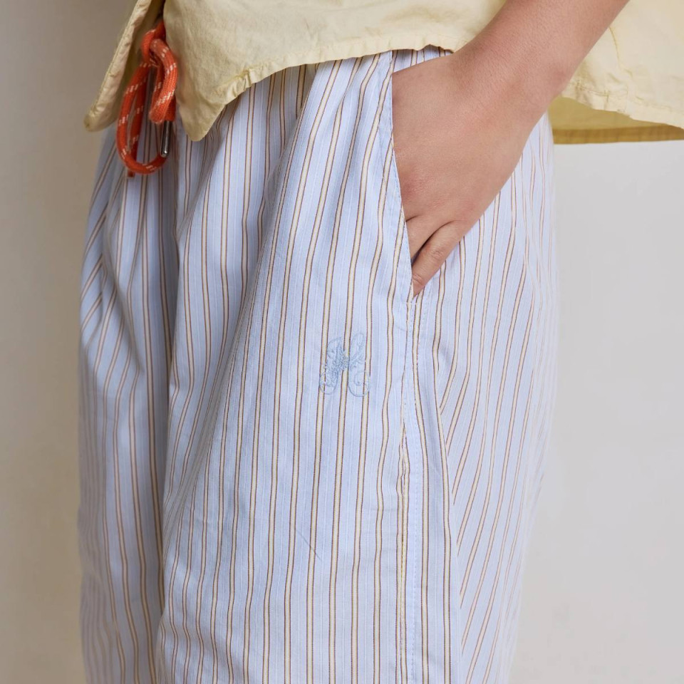 Bermuda Taille Elastique Brodé DOMITILLE