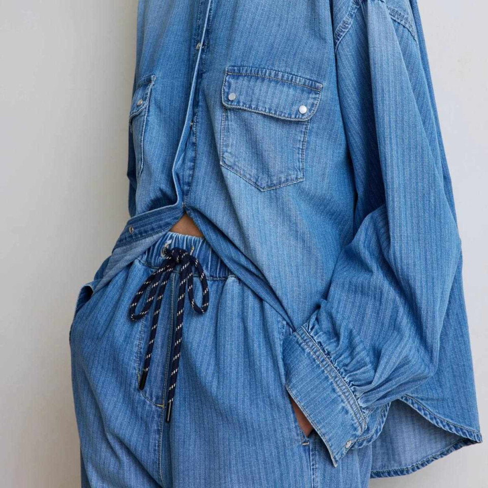 Pantalon Carotte Denim JABIRU