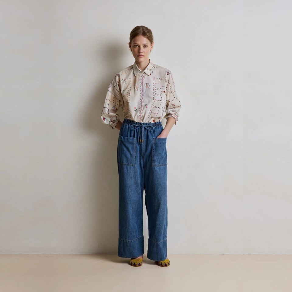 Pantalon Large Denim BABAKAR