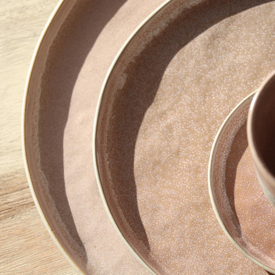 Assiette à Dessert en Grès SPIRO  