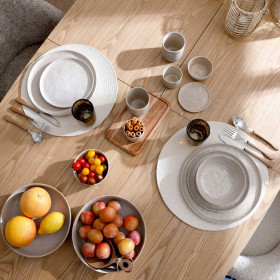 Assiette à Dessert en Grès SPIRO  