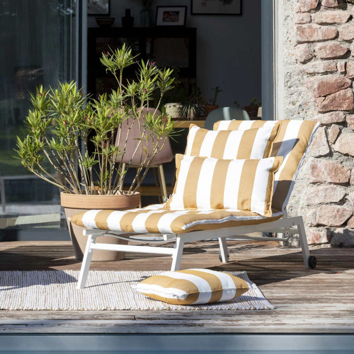 Housse de Bain de Soleil Grosses Rayures NOA – L'Effet Papillon