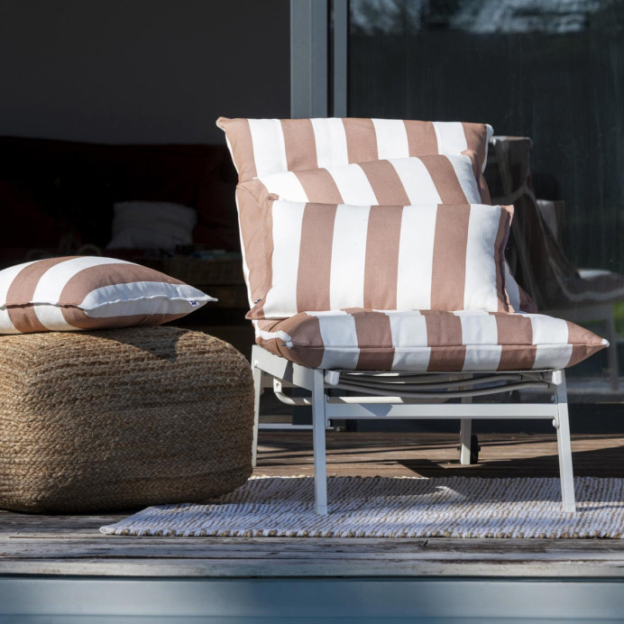 Housse de Bain de Soleil Grosses Rayures NOA – L'Effet Papillon