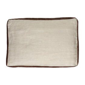 Coussin en Lin ALPHA BORDERS