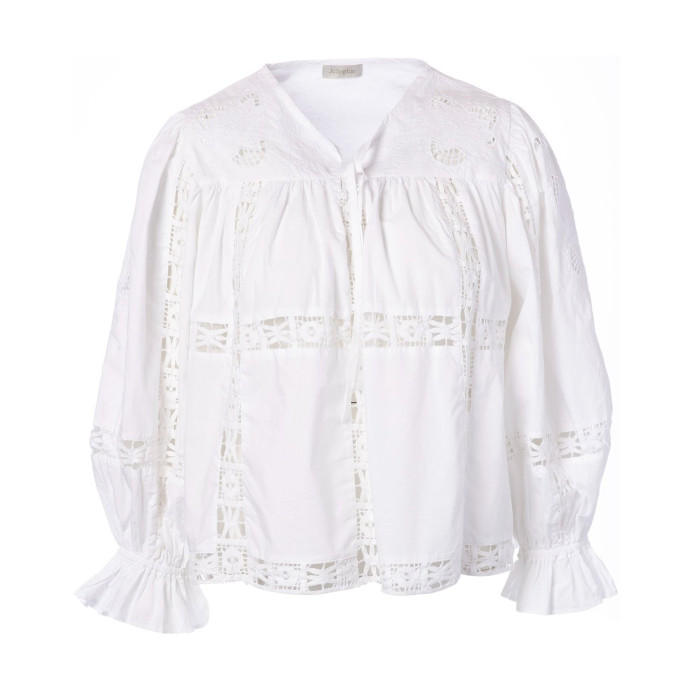 Blouse en Coton LEV Couleur:Off White  JC Sophie