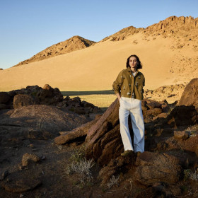 Veste Brodée Laura silhouette