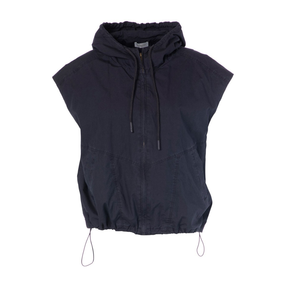 Veste à Capuche sans Manche Louise Dark Blue