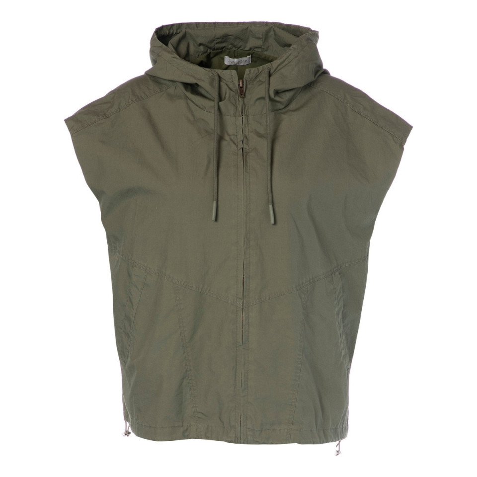 Veste à Capuche sans Manche Louise Army green