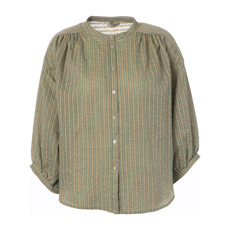 Blouse Rayée Oversize Lucca army stripes