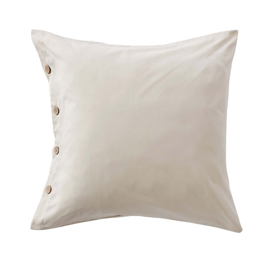 Taie D'oreiller Volant Plat en Percale PERRINE