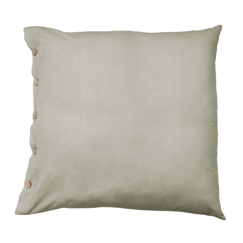 Taie D'oreiller Volant Plat en Percale PERRINE