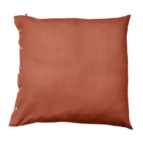 Taie D'oreiller Volant Plat en Percale PERRINE