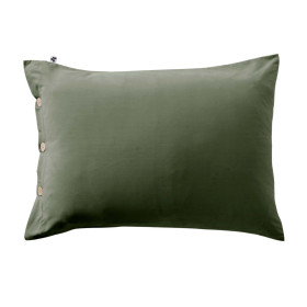 Taie D'oreiller Volant Plat en Percale PERRINE