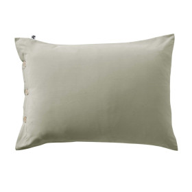 Taie D'oreiller Volant Plat en Percale PERRINE