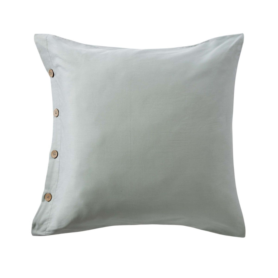 Taie D'oreiller Volant Plat en Percale PERRINE