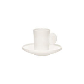 Tasse et Soucoupe en Porcelaine LEGGERO