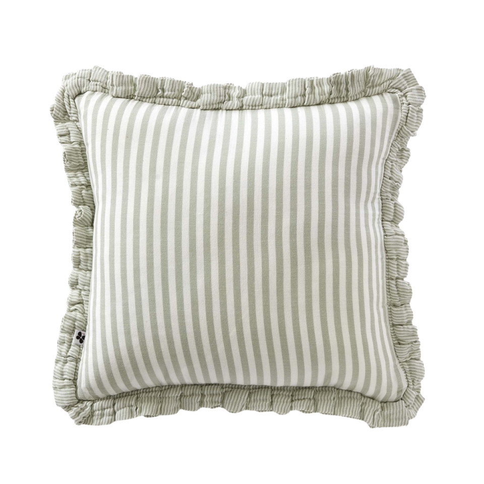 Coussin Gaze de Coton Rayée ROMIE