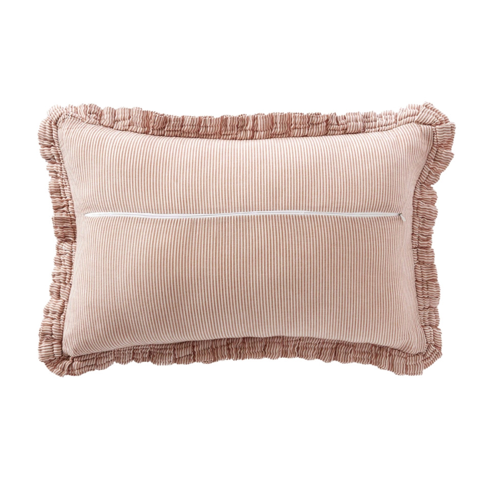Coussin Gaze de Coton Rayée ROMIE