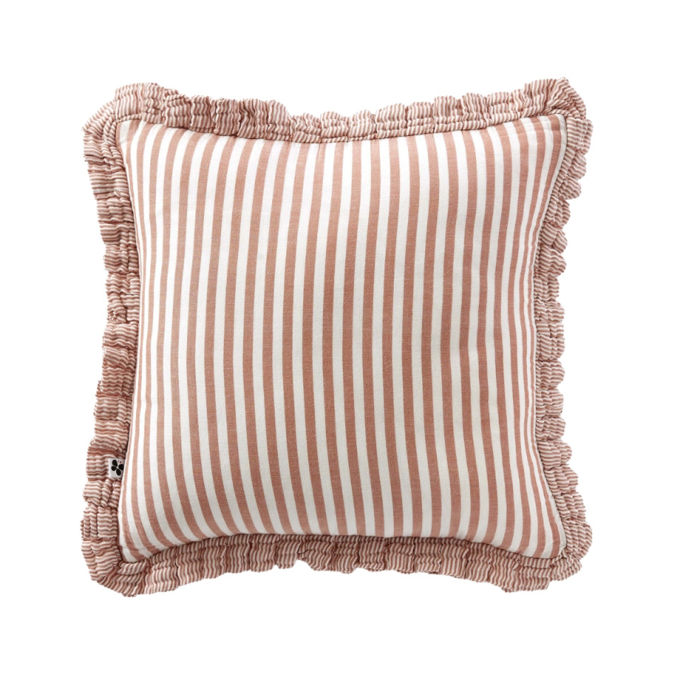 Coussin Gaze de Coton Rayée ROMIE